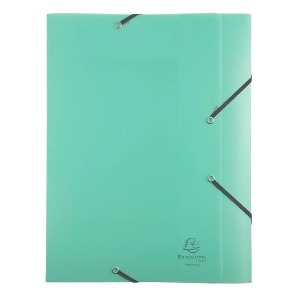 Exacompta 8x Chrom Pastel Box File A4 40mm PP 0,7mm - assorterede farver 59270E