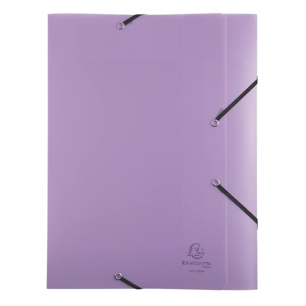 Exacompta 8x Chrom Pastel Box File A4 60mm PP 0.7mm - assorterede farver 59370E