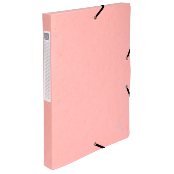 Exacompta 8x Aquarel Box File A4 25mm 0.7mm Assorteret - assorterede farver 59550E