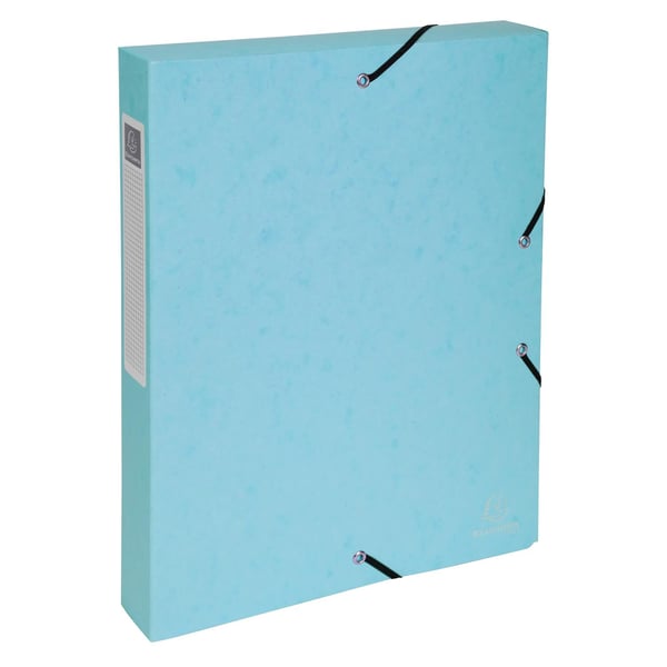 Exacompta 8x Aquarel Box File A4 25mm 0.7mm Assorteret - assorterede farver 59550E
