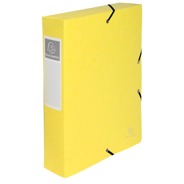 Exacompta 8x Aquarel Box File A4 60mm 0,7mm Assorteret - assorterede farver 59570E