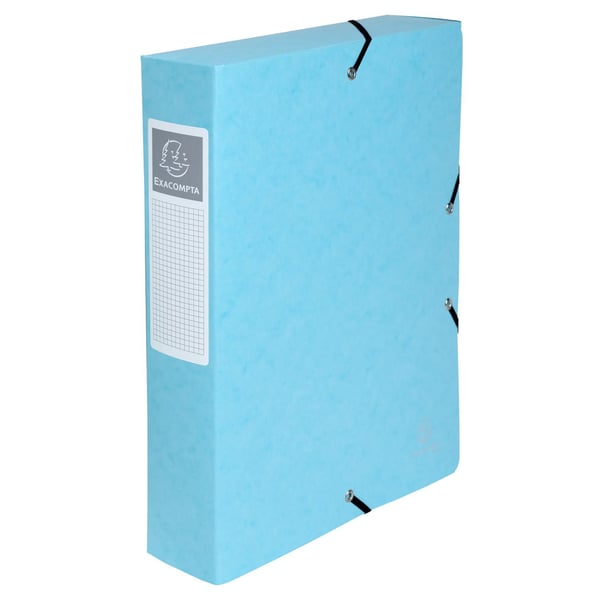 Exacompta 8x Aquarel Box File A4 60mm 0,7mm Assorteret - assorterede farver 59570E
