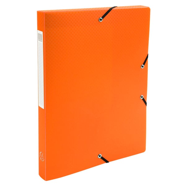 Exacompta 8x Exabox Opak PP arkiveringsboks 25mm ryg A4. - assorterede farver 5960E