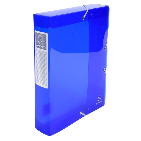 Exacompta 8x Iderama arkiveringsboks, A4, 60mm ryg, PP - assorterede farver 59660E