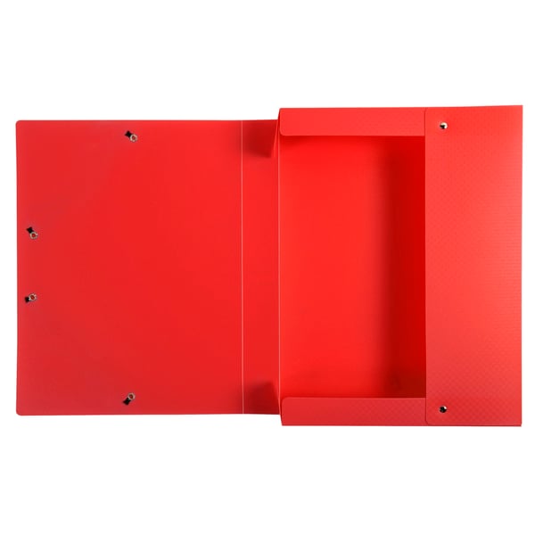 Exacompta 8x Exabox Opak PP arkiveringsboks 40mm ryg A4. - Rød 59785E