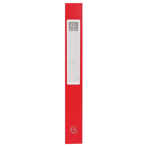 Exacompta 8x Exabox Opak PP arkiveringsboks 40mm ryg A4. - Rød 59785E