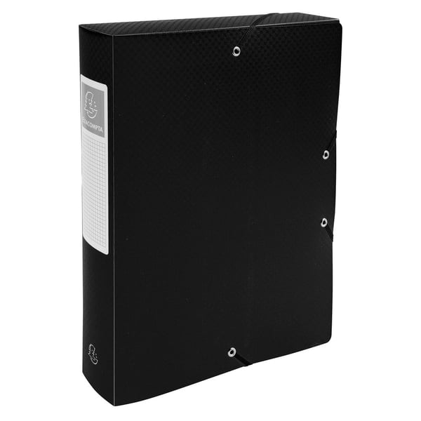 Exacompta 8x Exabox Opak PP arkiveringsboks 60mm rygrad A4. - assorterede farver 5980E
