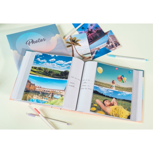 Exacompta 6x Sunset Fotoalbum 300 fotos, 22,5x32,5cm - Visuel 62333E