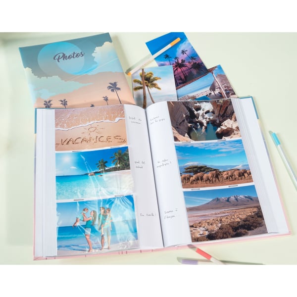 Exacompta 6x Sunset Fotoalbum 300 fotos, 22,5x32,5cm - Visuel 62333E