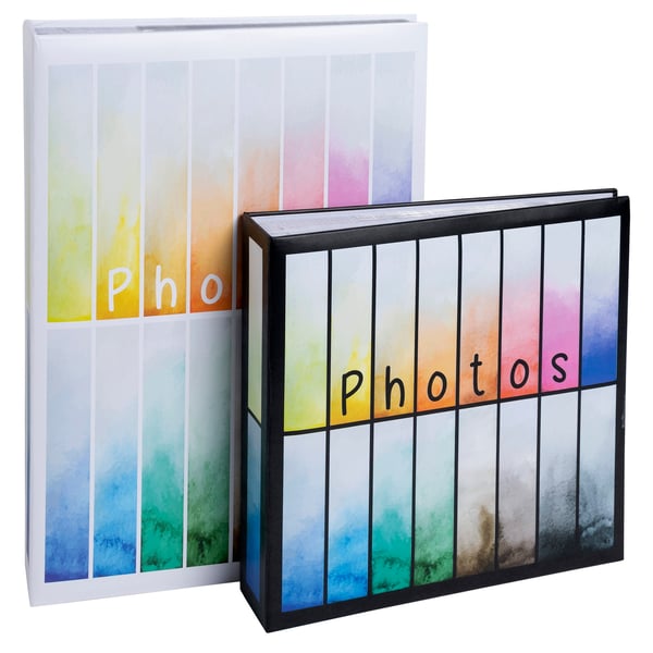 Exacompta 6x 200 Fotoalbum med lommer 10x15cm - Sort 62882E