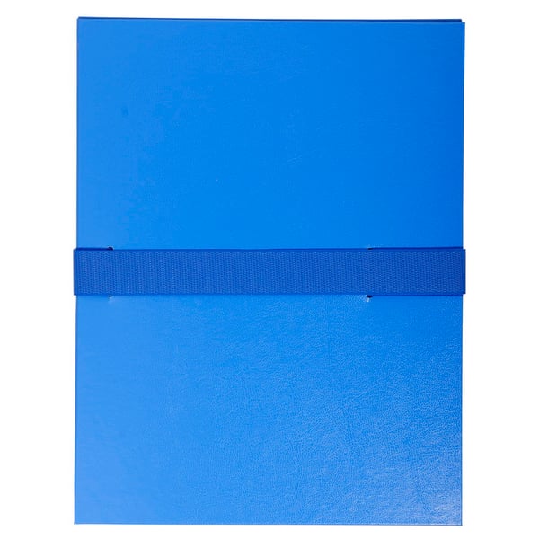 Exacompta 10x Balacron Expanding Spine Folder, A4, Hook and Loop Strap - assorterede farver 640E