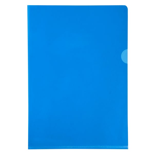 Exacompta 10x Skaeremapper, PVC A4 (pakke med 10 stk.) - Blå 660525E