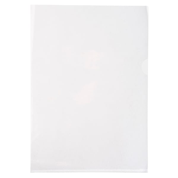 Exacompta PVC-skaeringsmappe, A4, pose med 100 stk. - Krystal 661230E