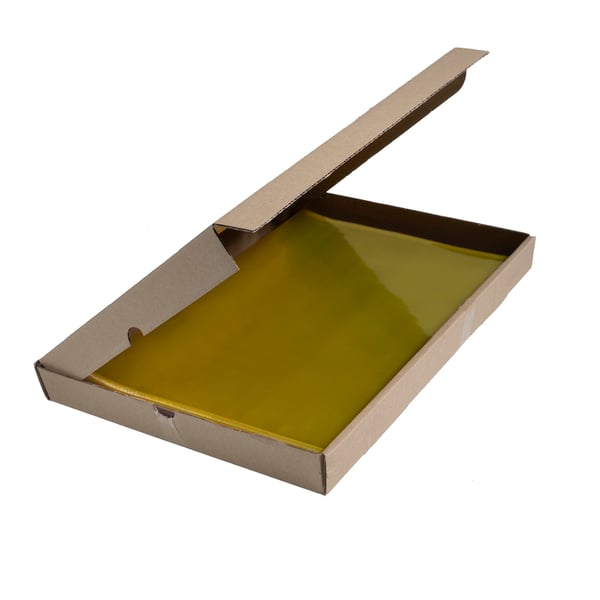 Exacompta PVC-skaeringsmappe, A4, pose med 100 stk. - Gul 661235E