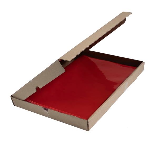 Exacompta PVC-skaeringsmappe, A4, pose med 100 stk. - Rød 661275E