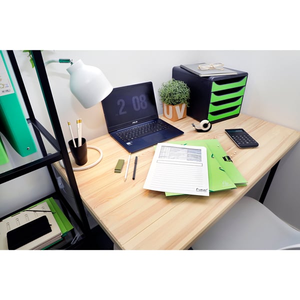 Exacompta 10x ECOPEN Economy Pen Cup - Sort 676014D