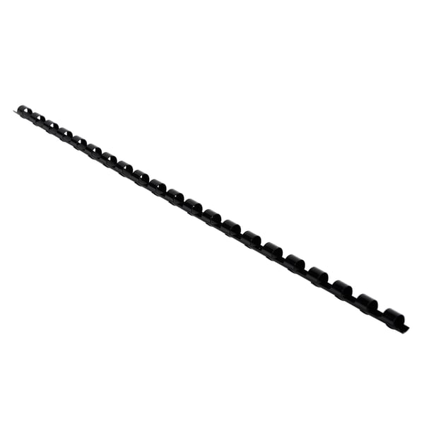 Exacompta Plastic Document Binding Combs, 6 mm tyk, A4 (aeske med 100) - Sort 75101E