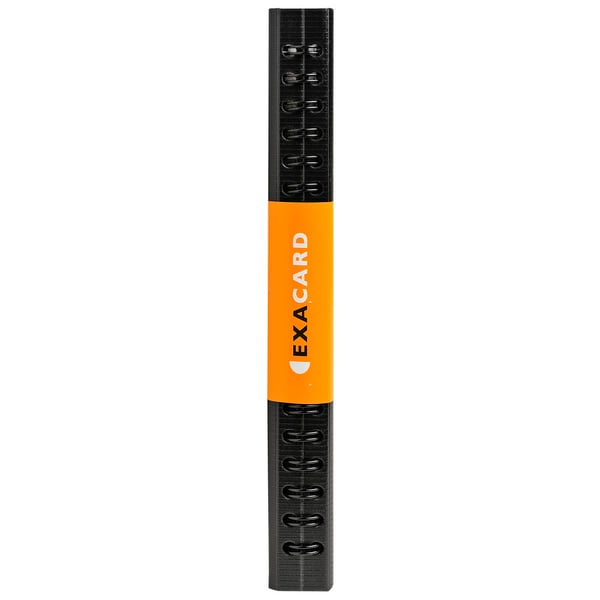 Exacompta 5x Exactive ExaCard visitkortholder, stor - Sort 75234E