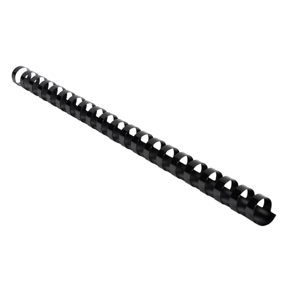 Exacompta plastbinderkamme, 16 mm tyk, A4 (aeske med 100 stk.) - Sort 75501E