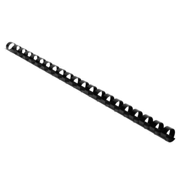 Exacompta plastbinderkamme, 12 mm brede, A4 (aeske med 25 stk.) - Sort 76401E