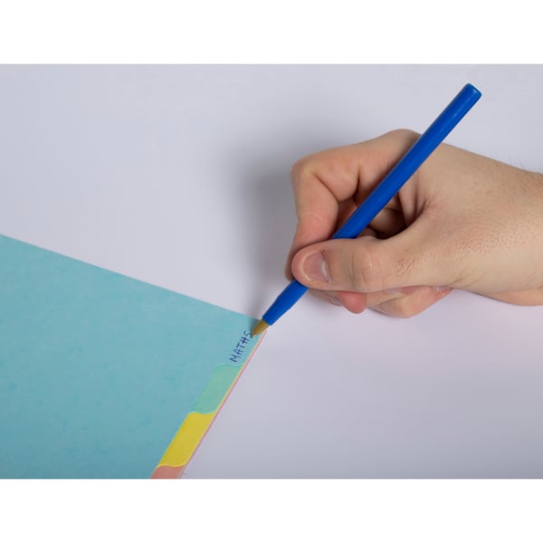 Exacompta 15x Aquarel Dividers A4 12P Pressboard 400g - assorterede farver 7712E
