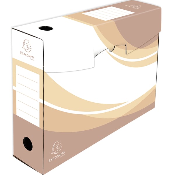 Exacompta 8x arkivkasser, assorterede farver (pakke med 5) - assorterede farver 79530E