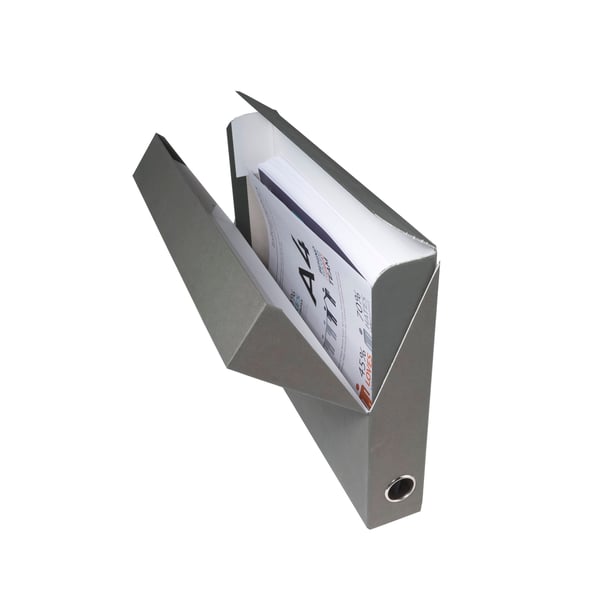 Exacompta 5x Economic Transfer Box (50 mm ryg) - Mørkegrøn 83123E