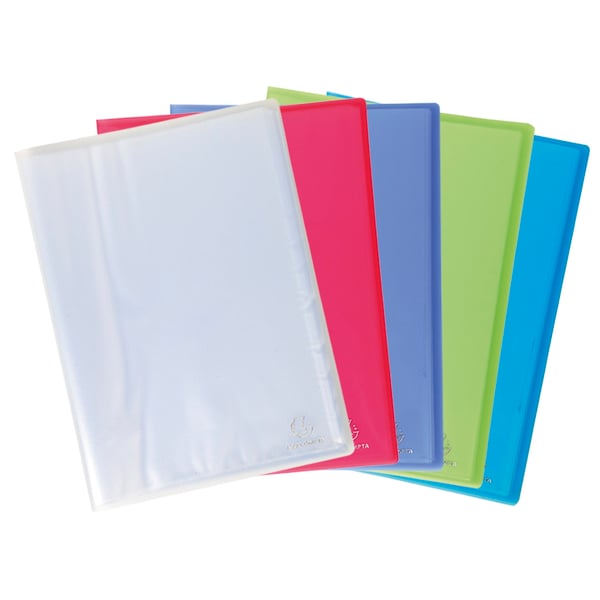Exacompta 20x Display Book Translucent PP Welded, A4 - assorterede farver 85269E