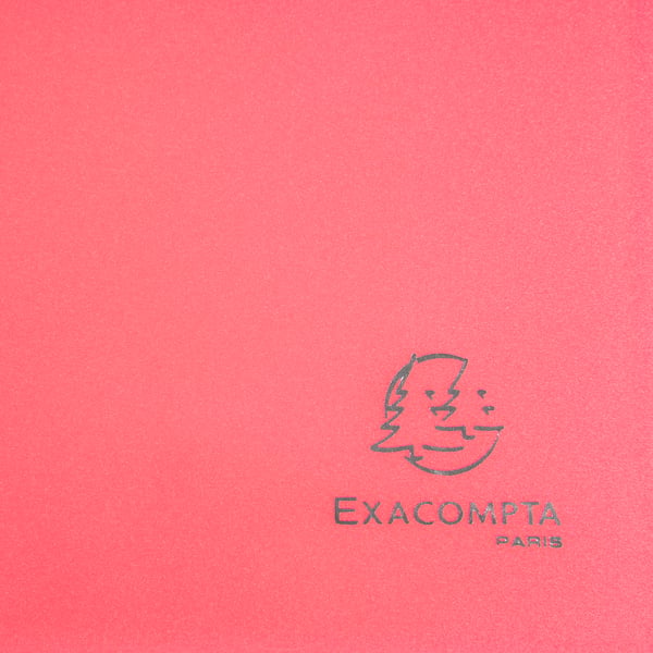 Exacompta 12x Display Book Translucent PP svejset, A4 - Rød 85365E