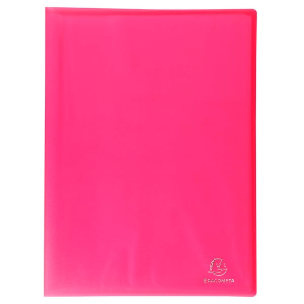 Exacompta 12x Display Book Translucent PP svejset, A4 - assorterede farver 85369E