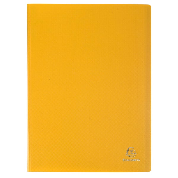 Exacompta 12x Economy Opaque Display Book, A4 (40 lommer) - assorterede farver 8540E
