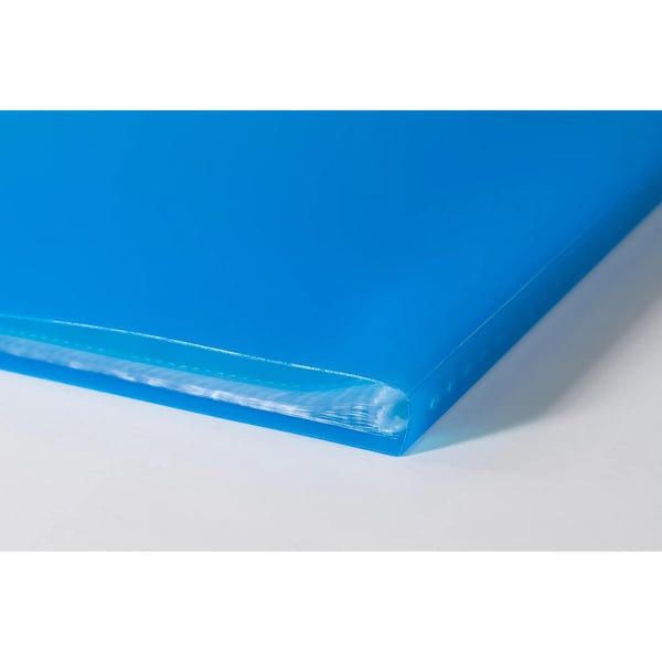 Exacompta 12x Display Book Translucent PP svejset, A4 - Blå 85462E
