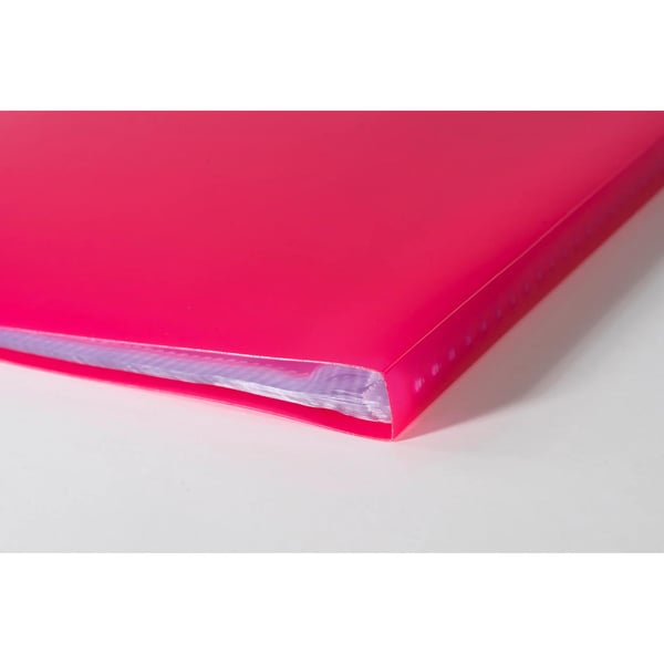 Exacompta 12x Display Book Translucent PP svejset, A4 - Rød 85465E