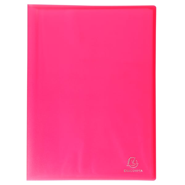 Exacompta 12x Display Book Translucent PP svejset, A4 - assorterede farver 85569E