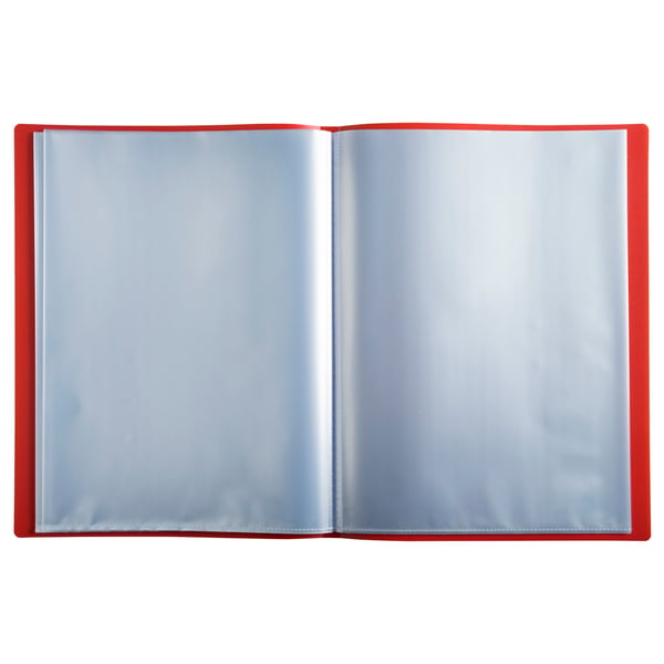 Exacompta 8x Display Book Opaque PP Welded A4 - Rød 8565E