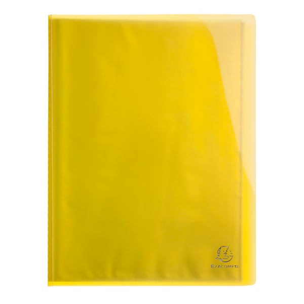 Exacompta 20x Iderama PP Display Book, 20 lommer, A4 - assorterede farver 85670E