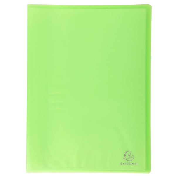 Exacompta 8x Display Book Translucent PP Welded, A4 - assorterede farver 85869E