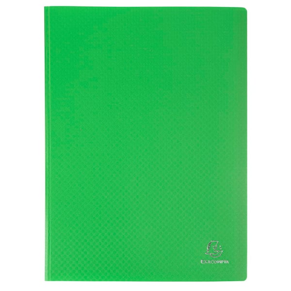 Exacompta 8x Display Book Opaque PP svejset A4 - assorterede farver 8590E