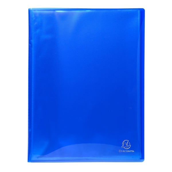 Exacompta 8x Iderama PP Display Book, 100 lommer, A4 - assorterede farver 85970E