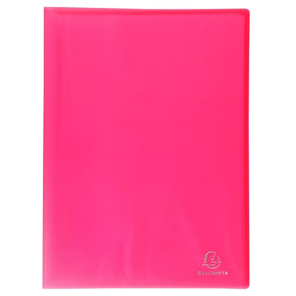 Exacompta 8x Display Book Translucent PP svejset, A4 - assorterede farver 86069E