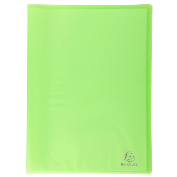 Exacompta 8x Display Book Translucent PP svejset, A4 - assorterede farver 86069E