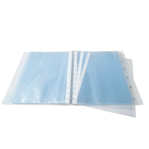 Exacompta 4x Crystal Display Book med aftagelige lommer, A4, (30 lommer) - Krystal 86320E