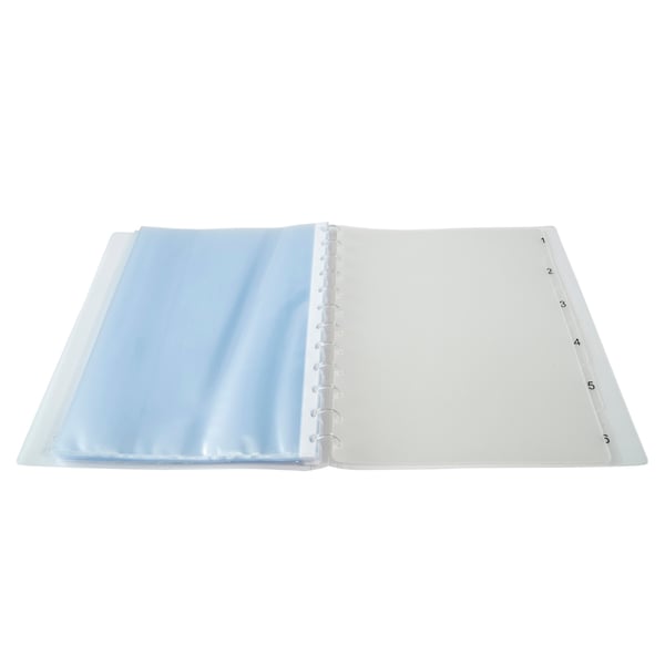 Exacompta 4x Crystal Display Book med aftagelige lommer, A4, (30 lommer) - Krystal 86320E