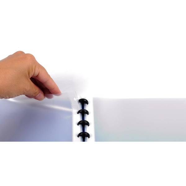 Exacompta 4x Display Book PP med udtagelige lommer - 30 lommer - A4 - Blå 86362E