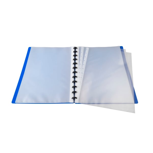 Exacompta 4x Display Book PP med udtagelige lommer - 30 lommer - A4 - Blå 86362E
