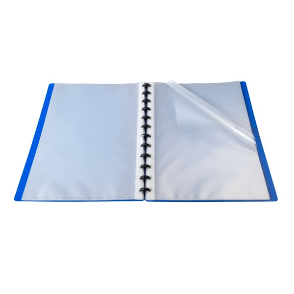 Exacompta 4x Display Book PP med udtagelige lommer - 30 lommer - A4 - Blå 86362E