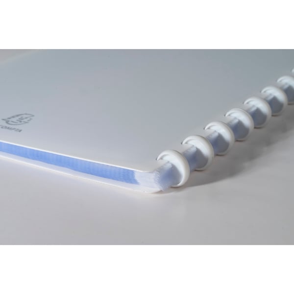 Exacompta 4x Displaybøger med ringe og 30 udtagelige lommer - A4 - hvid 86371E