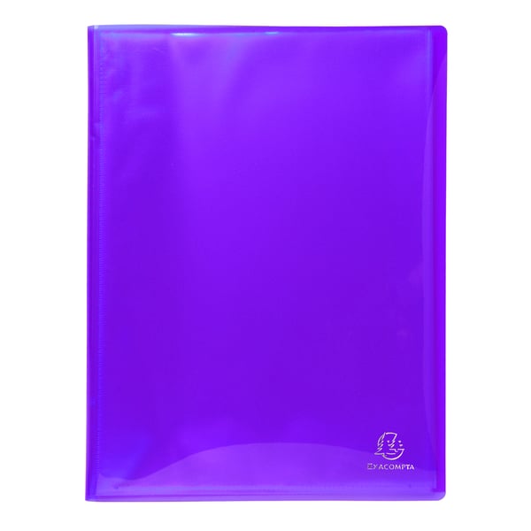 Exacompta 12x Iderama PP Display Book (30 lommer) - assorterede farver 86770E