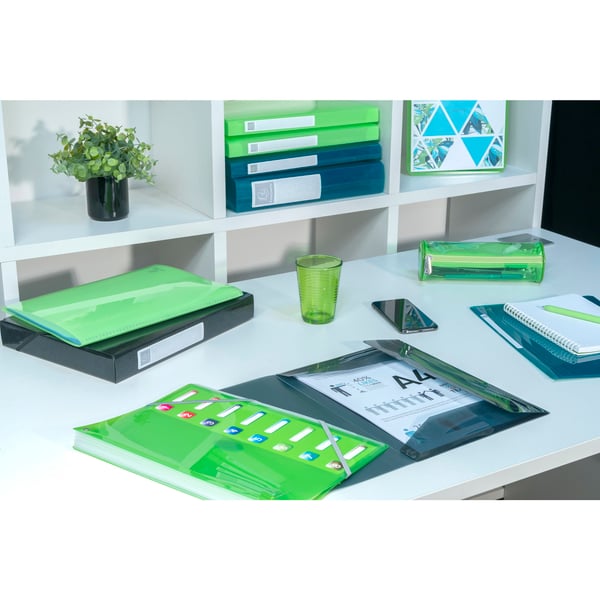 Exacompta 12x Iderama PP Display Book (30 lommer) - assorterede farver 86770E