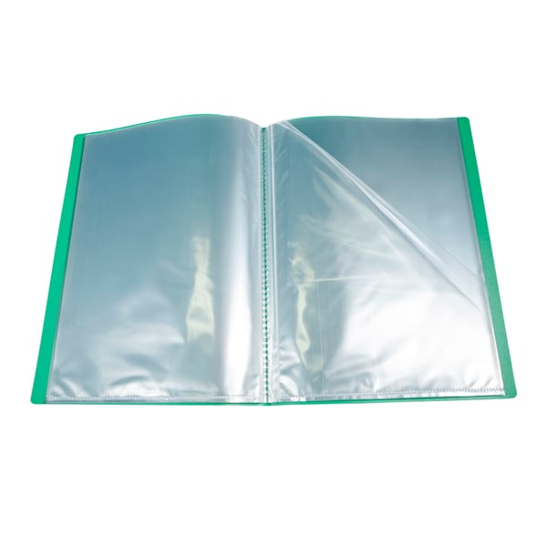 Exacompta 20x Display Book Opak PP svejset, 40 visninger, A4 - Lysegrøn 8823E